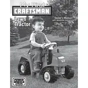 Power Wheels Mattel My First Craftsman K3034 Toy manual cover