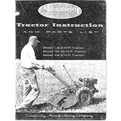 Simplicity FA Tractor manual cover