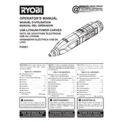 Ryobi FVH51 Carver manual cover