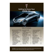 Pontiac G6 2008 manual cover