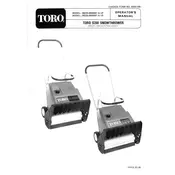 Toro S-200 38235 Snow Thrower manual cover