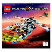 LEGO Mars Mission 7644-1 Construction Set manual cover