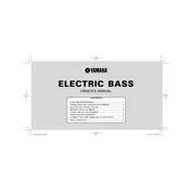 Yamaha Electric Bass Bass manual cover