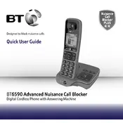 BT 6590 Phone manual cover