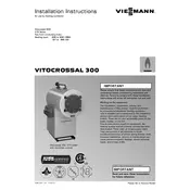 Viessmann Vitocrossal 300 CT3 Series Boiler manual cover