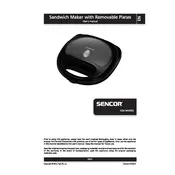 Sencor SSM 9404RD Sandwich Maker manual cover