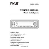 Pyle PLCD14MRKT CD Player manual cover