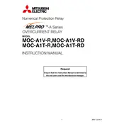 Mitsubishi MOC-A1T-R Relay manual cover