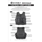 Barska Loaded Gear VX-200 BI12018 Tactical Vest manual cover