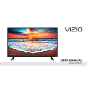 Vizio D32h-F1 TV manual cover