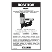 Bostitch N86C Nailer manual cover