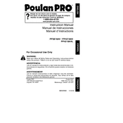 Poulan Pro PP3816AV Chainsaw manual cover