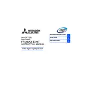 Mitsubishi FR-A8AX E Inverter manual cover