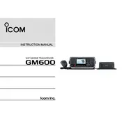 Icom GM600 Transceiver manual cover