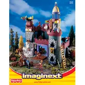 Fisher Price Mattel Imaginext Battle Castle 78333 Toy manual cover