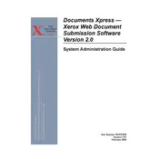 Xerox Web Document Submission Software Ver.2.0 Software manual cover