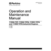 Perkins 1106A-70T Engine manual cover