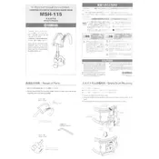 Yamaha MSH-115 Percussion manual cover