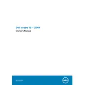 Dell Vostro 15 3549 Laptop manual cover