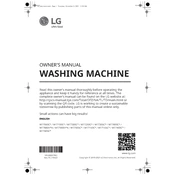 LG WT7005CW WT7800CW.ABWEUUS Washing Machine manual cover