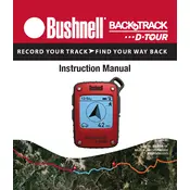 Bushnell BackTrack D-TOUR 360300 GPS manual cover