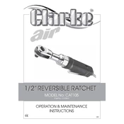 Clarke 3110861 CAT105 Reversible Ratchet manual cover