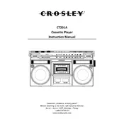 Crosley CT201A Cassette Player manual cover