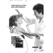 Fagor 5H-185B Oven manual cover