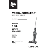 Dirt Devil Versa 3-in-1 Corded Stick BD22025 manual cover