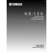 Yamaha NS-120 Speaker manual cover