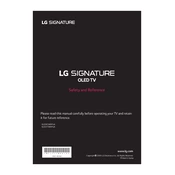 LG Signature OLED77W9PUA TV manual cover