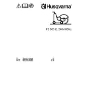 Husqvarna FS 600 E 240V-60Hz Saw manual cover