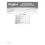 Whirlpool WCG55US0HB Cooktop manual cover