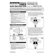 Sealey VSE4778.V2 Bush Tool manual cover