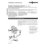 Viessmann Vitotronic 200 Outdoor Temperature Sensor Accessory manual cover