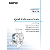 Brother PR-650 manual cover