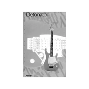 Peavey Detonator Guitar manual cover