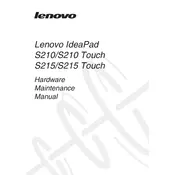 Lenovo IdeaPad S210 Touch Laptop manual cover