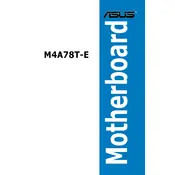 ASUS M4A78T-E Motherboard manual cover