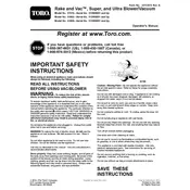 Toro Rake-o-Vac 51574 Vacuum