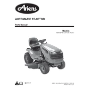 Ariens 936 Series 936100 Tractor manual cover