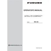 Furuno SC-33 Compass manual cover