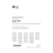 LG 49UM6900PUA TV manual cover