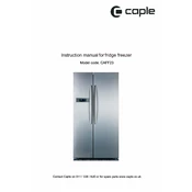 Caple CAFF23 Refrigerator manual cover