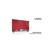 Vizio E65-C3 TV manual cover