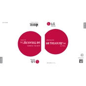 LG Treasure LTE L52VL Phone manual cover