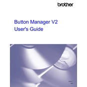 Brother Button Manager manual cover