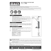 Sealey TP89 Pump manual cover