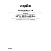 Whirlpool WMC30311LD Microwave manual cover