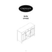 Crosley CF4202 Buffet manual cover